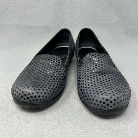 Dansko Olivia Navy Blue Suede Leather Polka Dot Comfort Loafers EU 37/US 6.5-7 - Picture 7 of 12